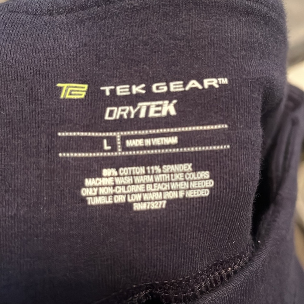 Tek Gear Navy Leggings Size L - Picture 4 of 4